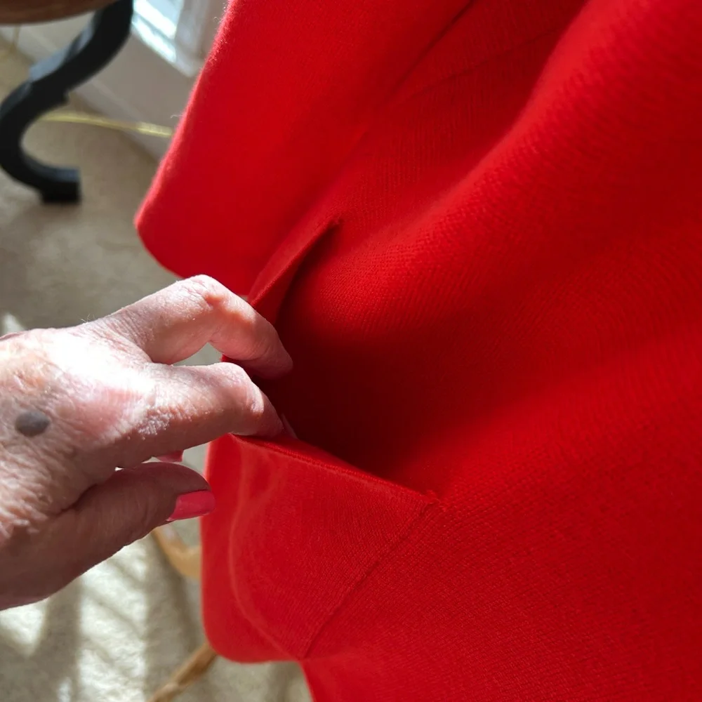 J. Crew 365 Vibrant Red Cardigan Sweater